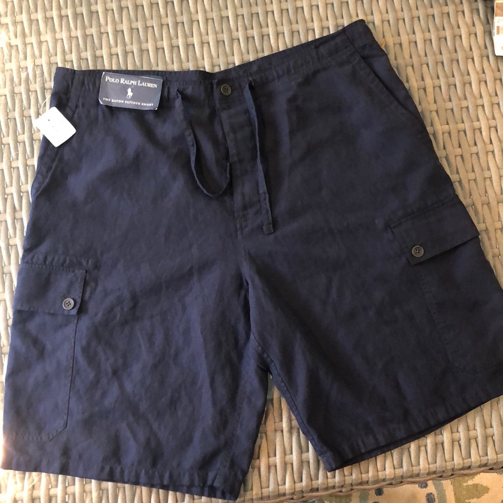 Men’s Polo linen silk shorts size 36 new